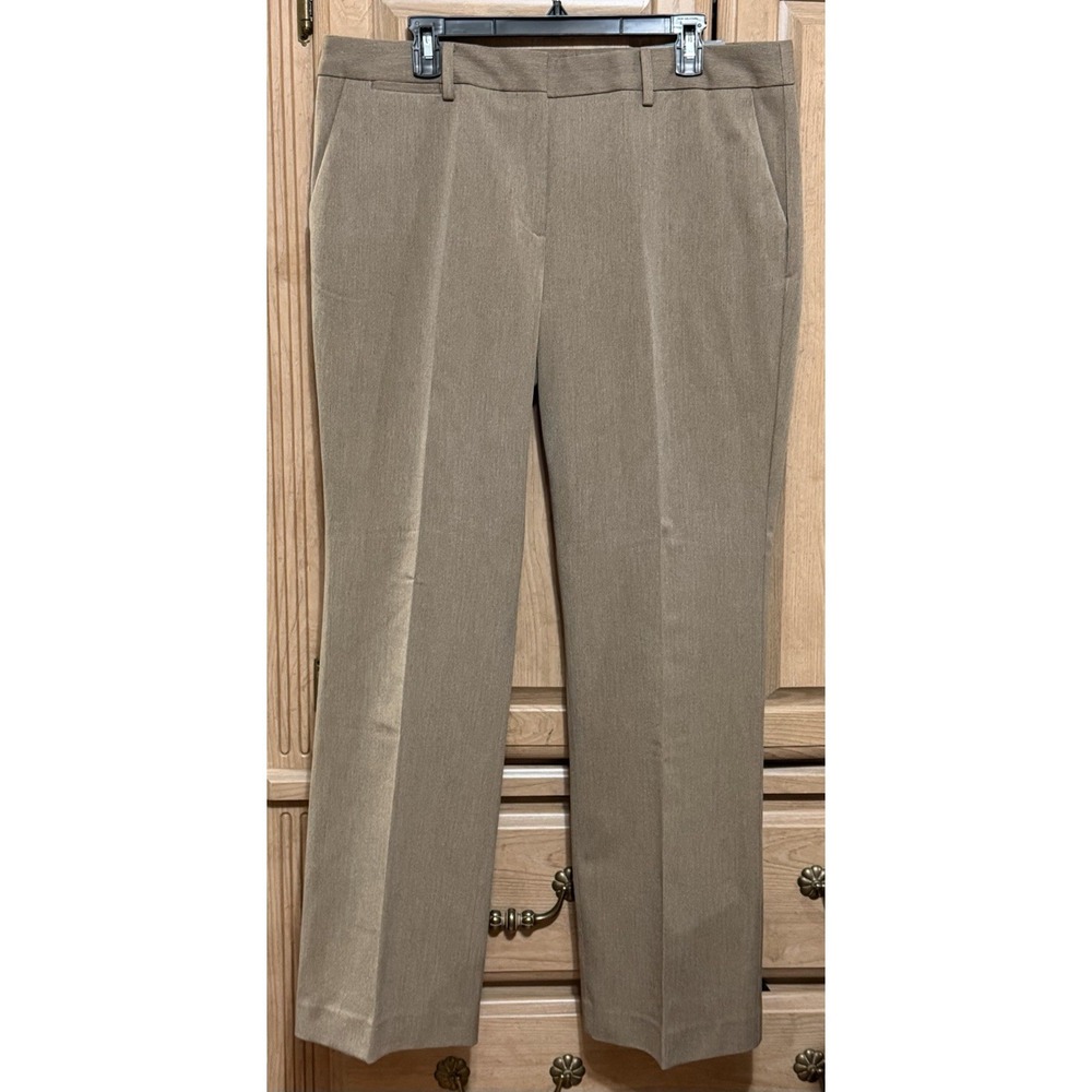 Talbots Barely Boot Cut Dress Pants Women's Size 16 Brown Stretch High Rise NWT